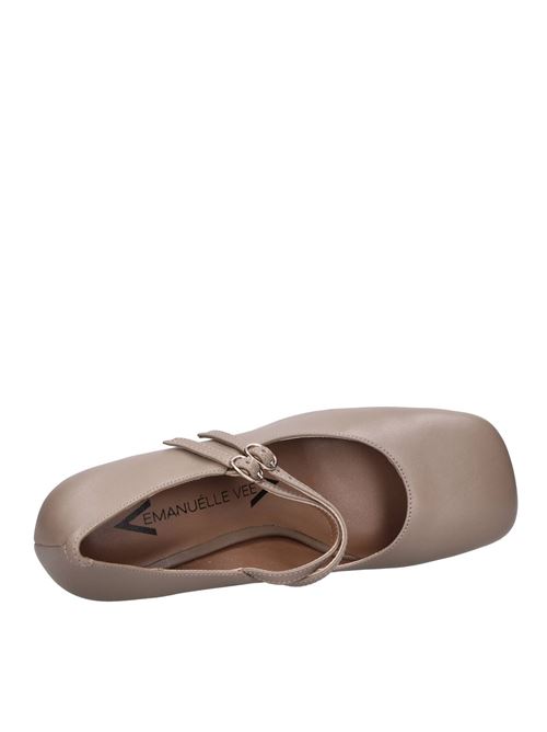 Décolleté in pelle EMANUELLE VEE | 432M-507-12-P103TAUPE